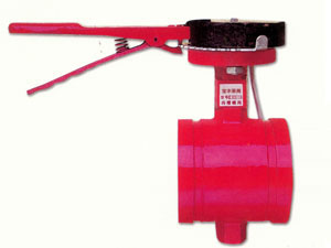 D81X-1.6手柄沟槽信号蝶阀